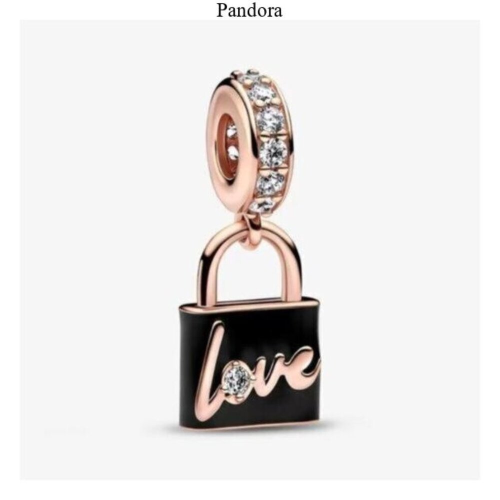 Pandora Love Padlock Dangle Charm